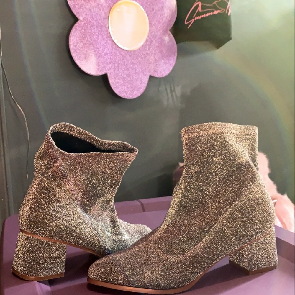 Sparkle sock boots